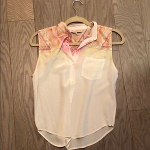 Mara Hoffman Embroidered Tank Blouse